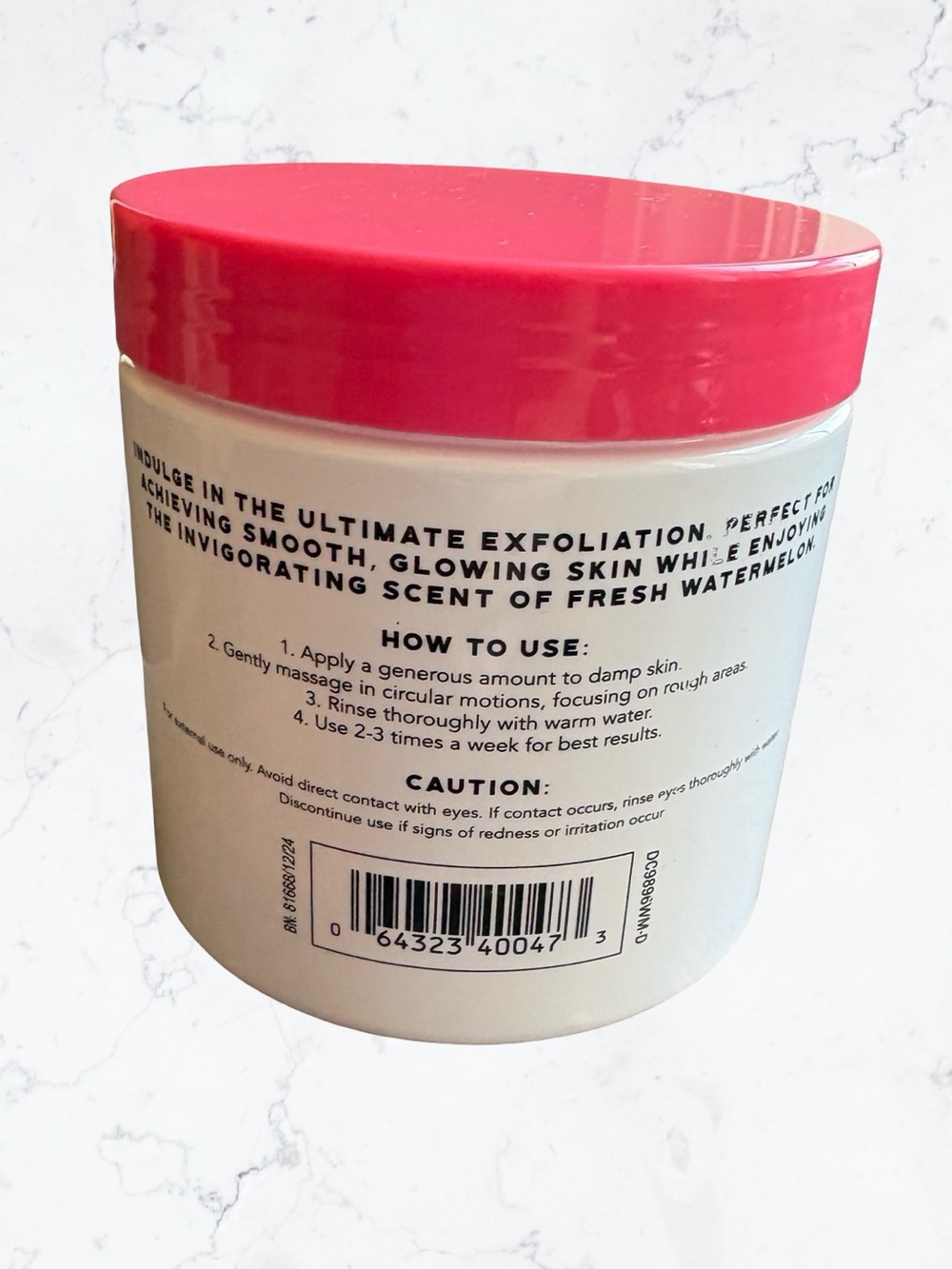 Dani Beauty Watermelon Body Scrub — Pink Lid Exfoliating - Picture 3 of 3